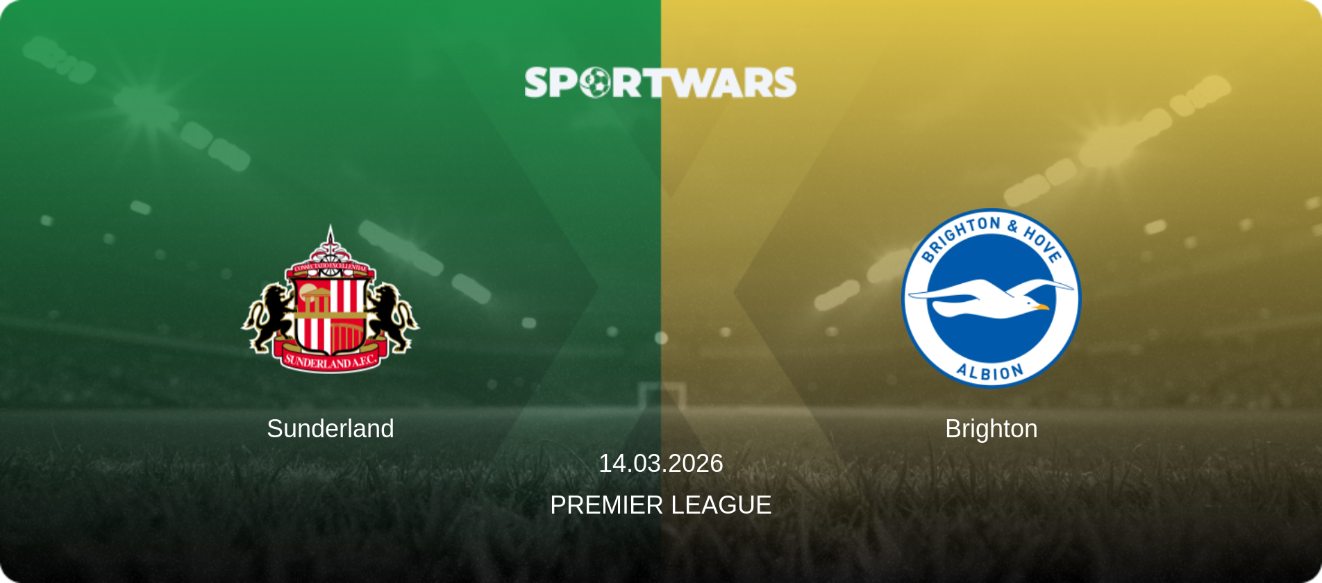 Sunderland — Brighton, 14.03.2026 — Premier League (match preview)