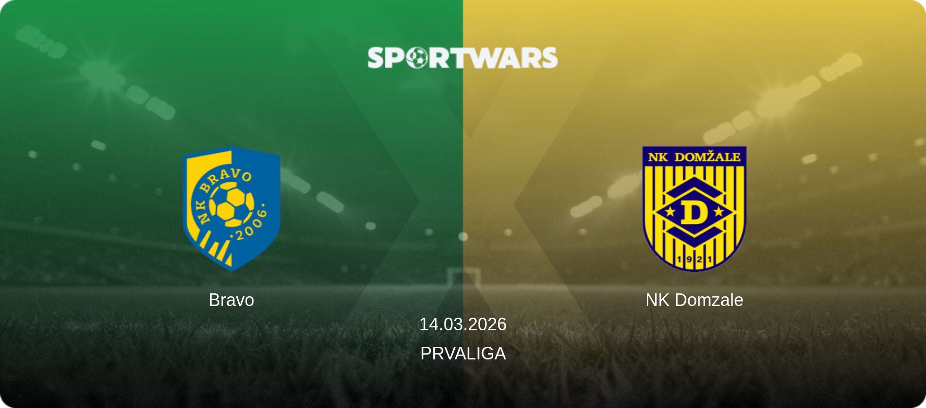 Bravo — NK Domzale, 14.03.2026 — PrvaLiga (match preview)