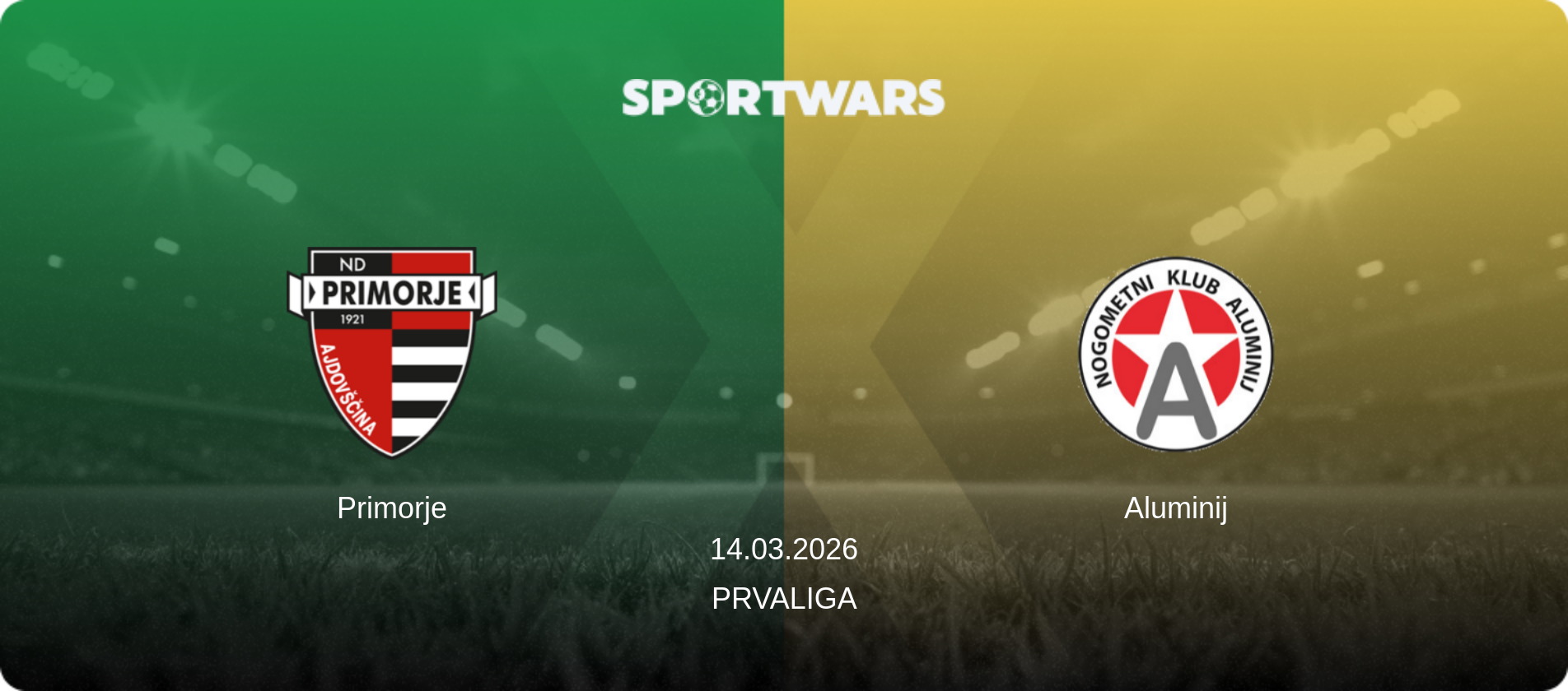 Primorje — Aluminij, 14.03.2026 — PrvaLiga (match preview)