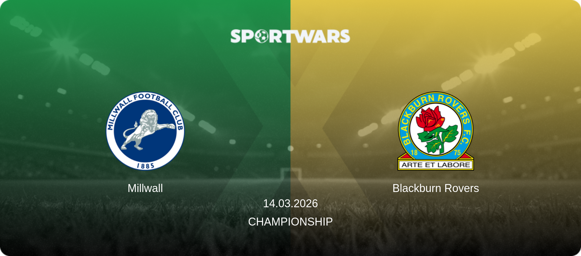 Millwall — Blackburn Rovers, 14.03.2026 — Championship (match preview)