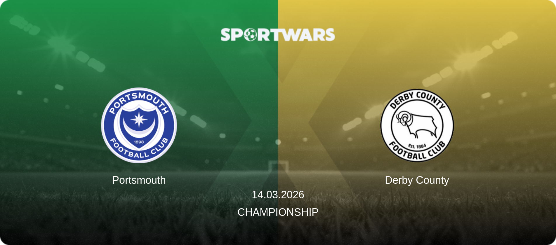 Portsmouth — Derby County, 14.03.2026 — Championship (match preview)