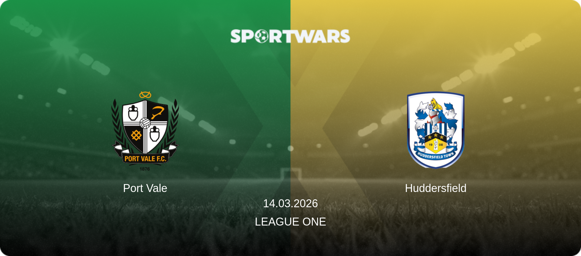 Port Vale — Huddersfield, 14.03.2026 — League One (match preview)