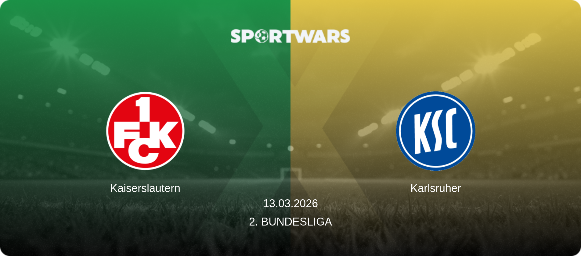Kaiserslautern — Karlsruher, 13.03.2026 — 2. Bundesliga (match preview)