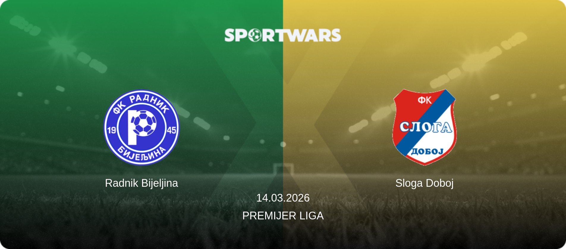 Radnik Bijeljina — Sloga Doboj, 14.03.2026 — Premijer Liga (match preview)