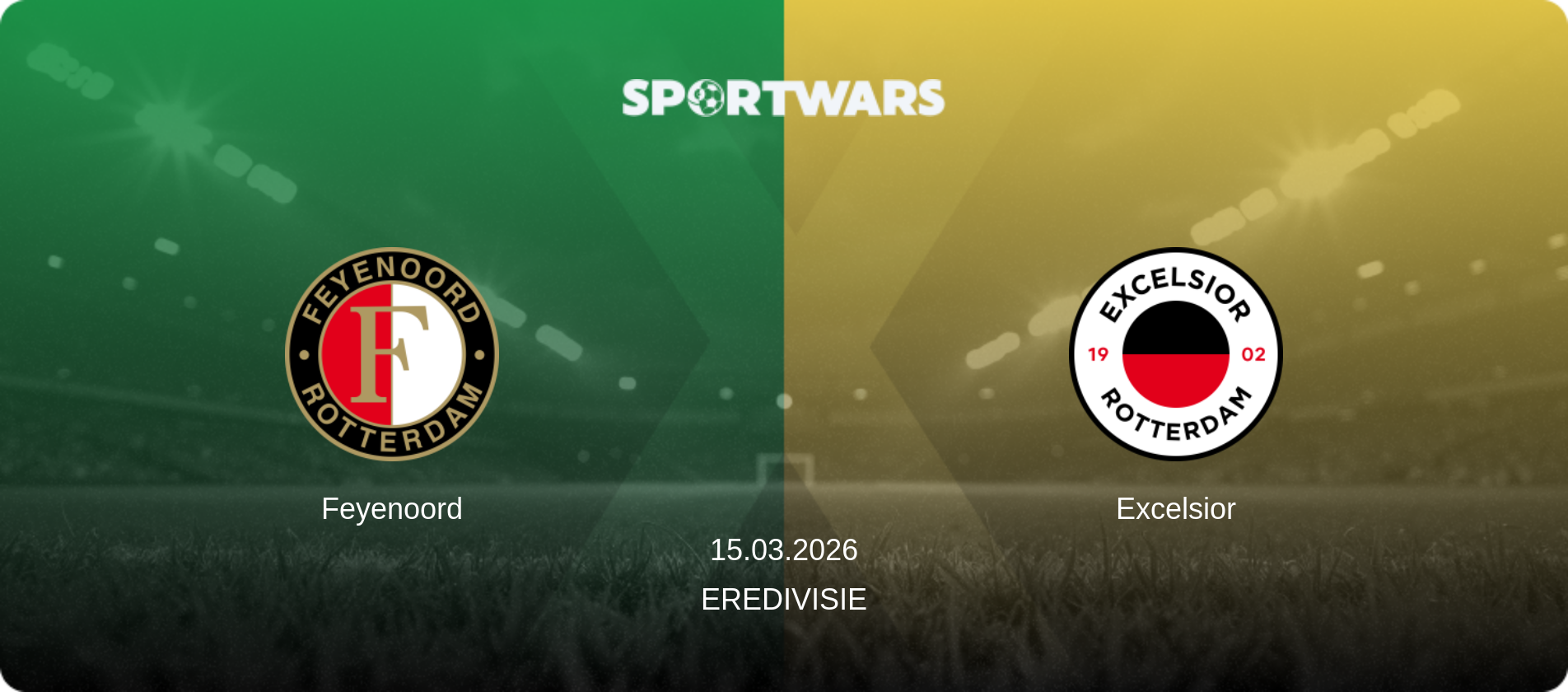 Feyenoord — Excelsior, 15.03.2026 — Eredivisie (match preview)