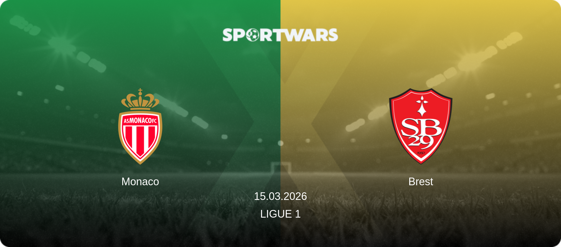 Monaco — Brest, 15.03.2026 — Ligue 1 (match preview)