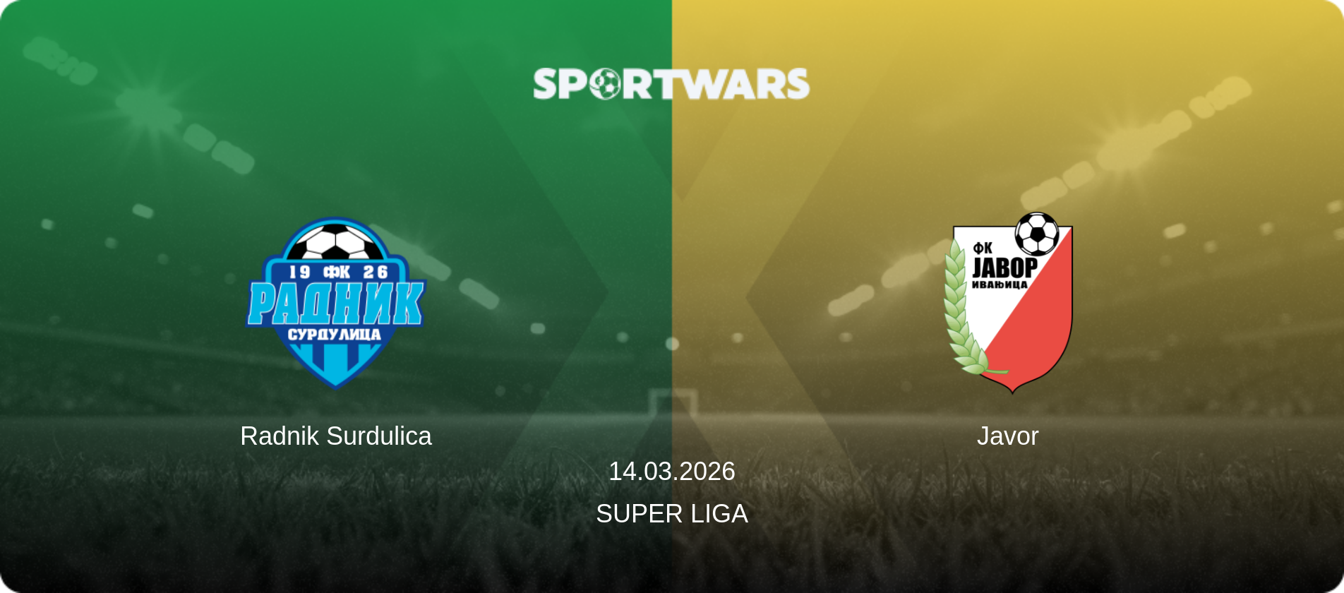 Radnik Surdulica — Javor, 14.03.2026 — Super Liga (match preview)