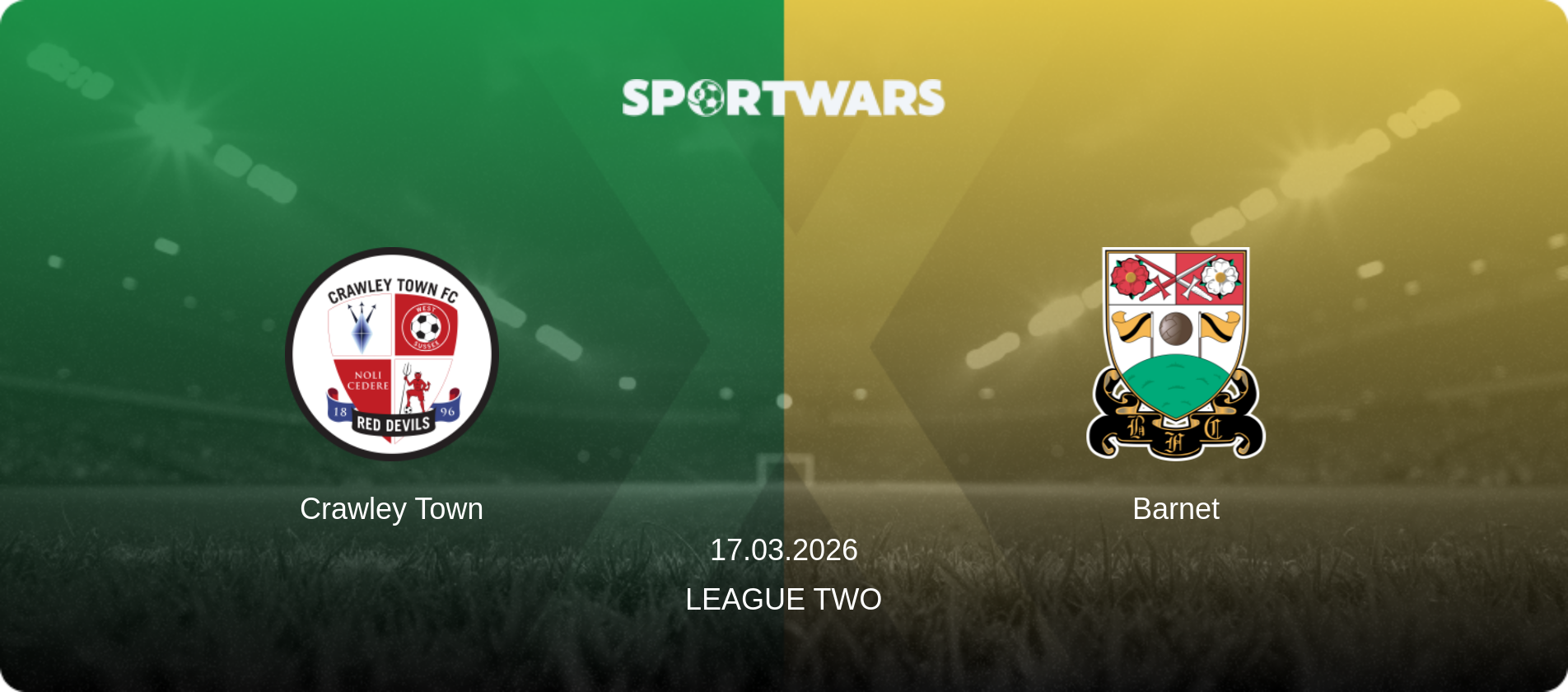 Crawley Town — Barnet, 17.03.2026 — League Two (match preview)