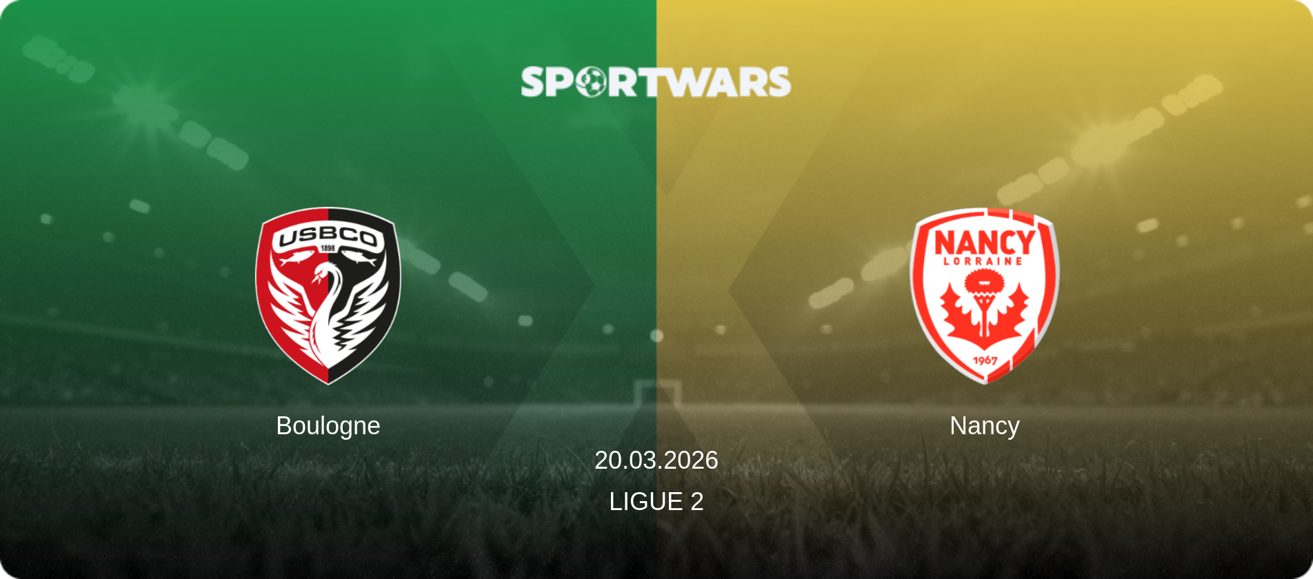 Boulogne — Nancy, 20.03.2026 — Ligue 2 (match preview)