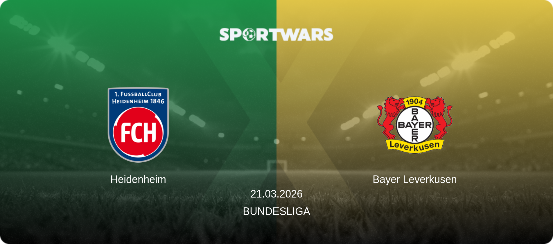 Heidenheim — Bayer Leverkusen, 21.03.2026 — Bundesliga (match preview)
