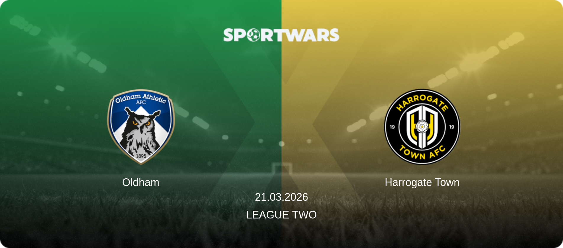 Oldham — Harrogate Town, 21.03.2026 — League Two (match preview)