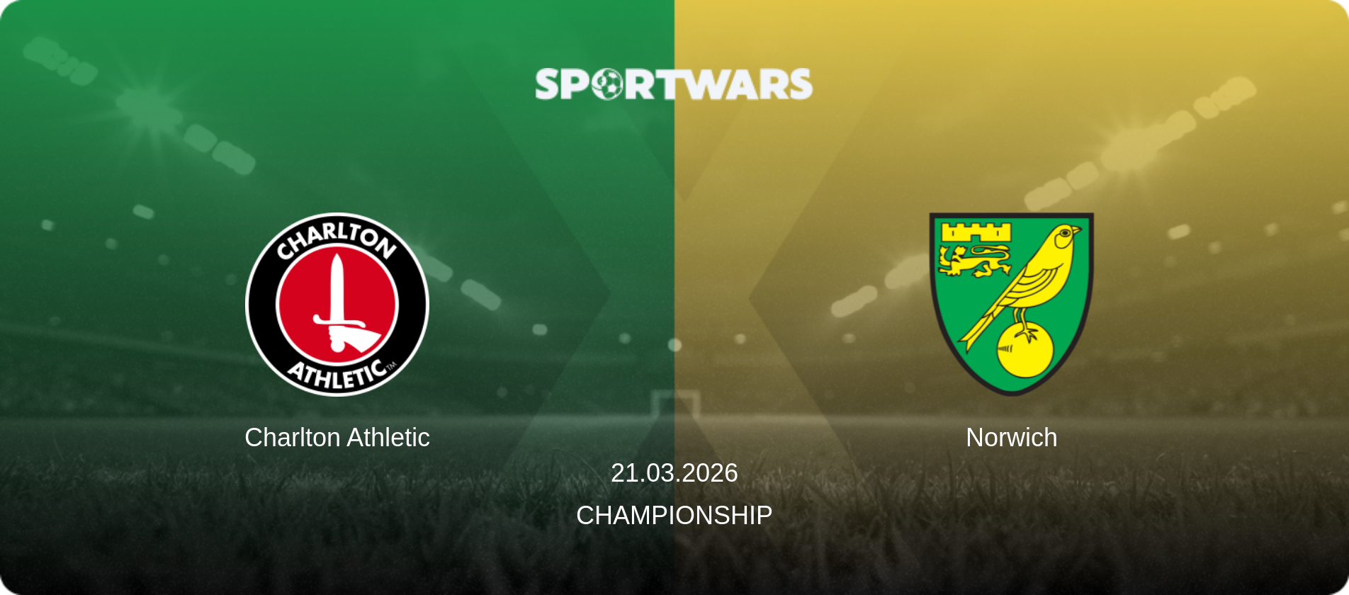 Charlton Athletic — Norwich, 21.03.2026 — Championship (match preview)