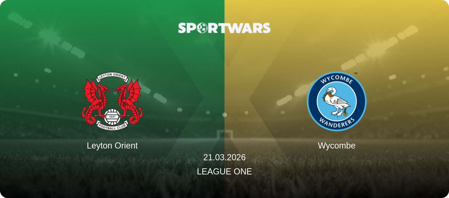 Leyton Orient — Wycombe, 21.03.2026 — League One (match preview)