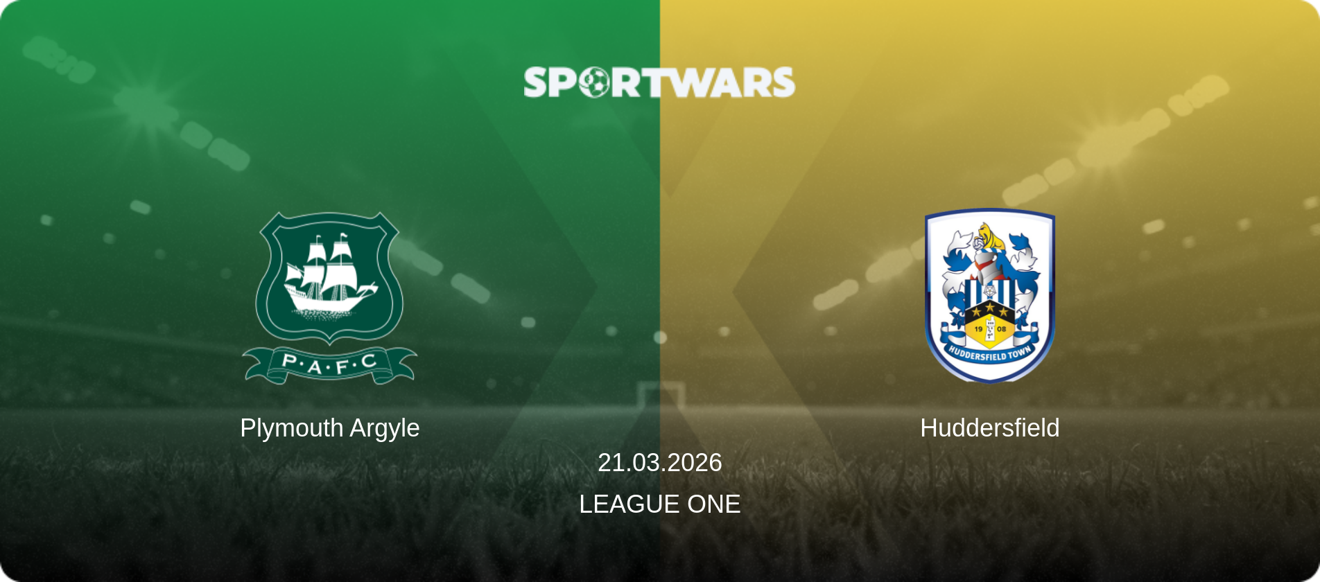 Plymouth Argyle — Huddersfield, 21.03.2026 — League One (match preview)
