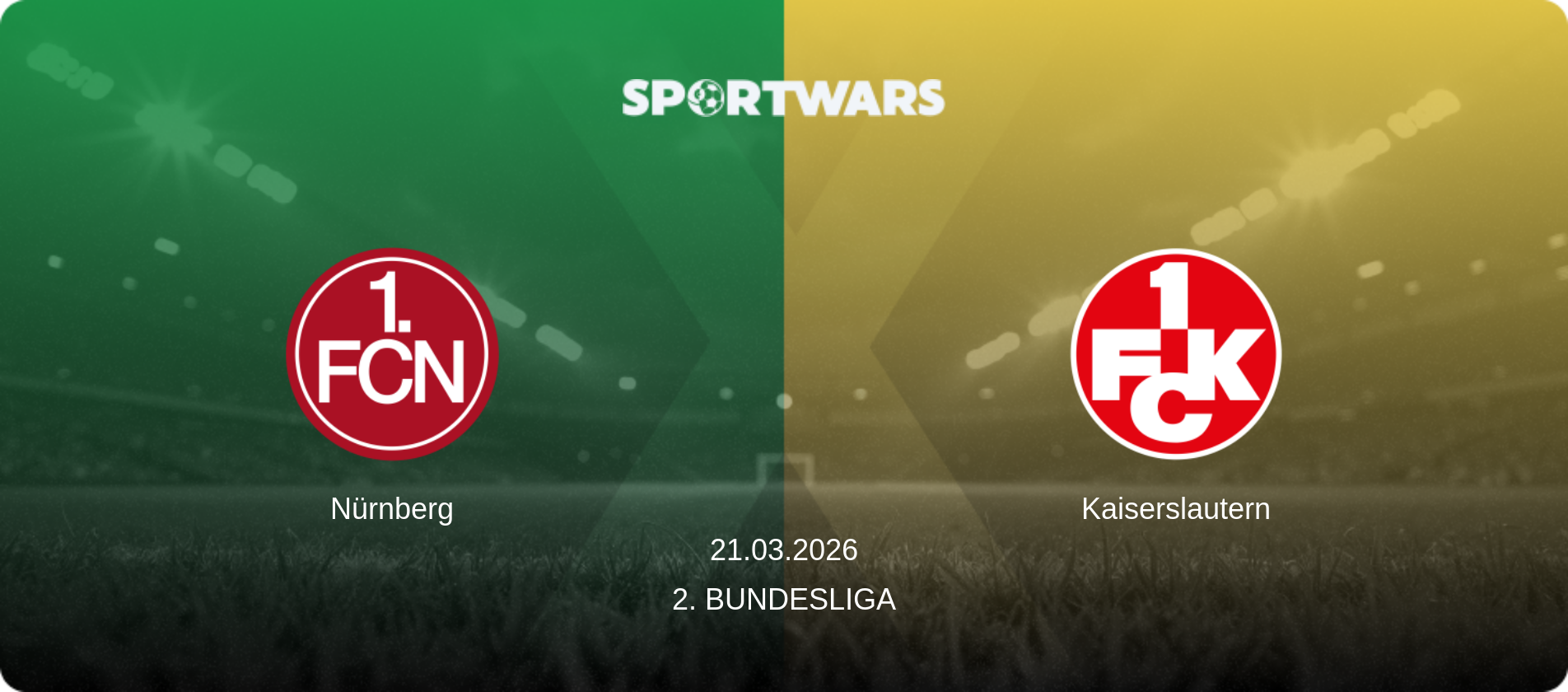Nürnberg — Kaiserslautern, 21.03.2026 — 2. Bundesliga (match preview)