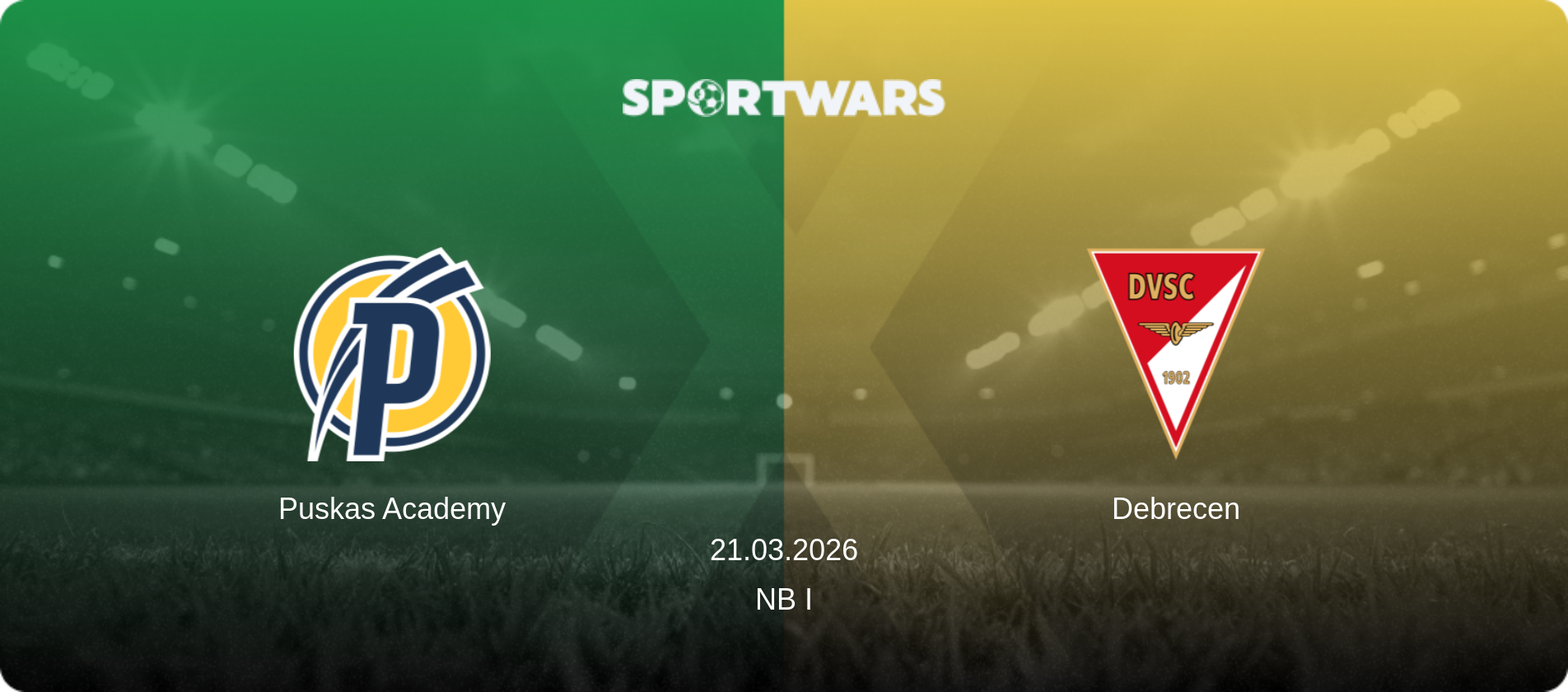 Puskas Academy — Debrecen, 21.03.2026 — NB I (match preview)