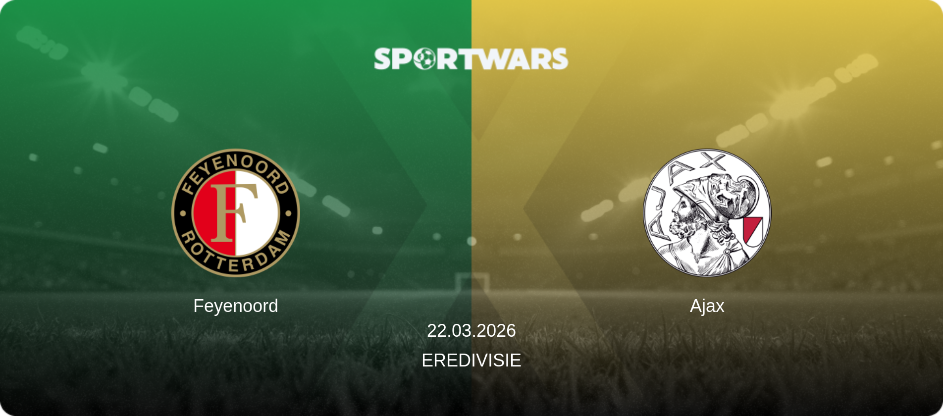 Feyenoord — Ajax, 22.03.2026 — Eredivisie (match preview)