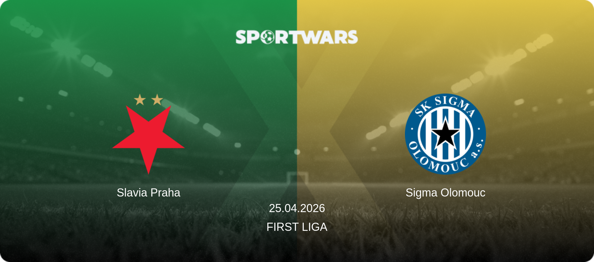 Slavia Praha — Sigma Olomouc, 25.04.2026 — First Liga (match preview)