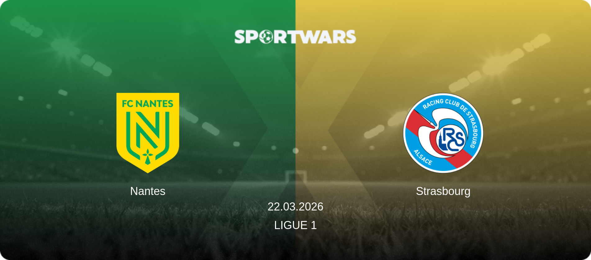 Nantes — Strasbourg, 22.03.2026 — Ligue 1 (match preview)