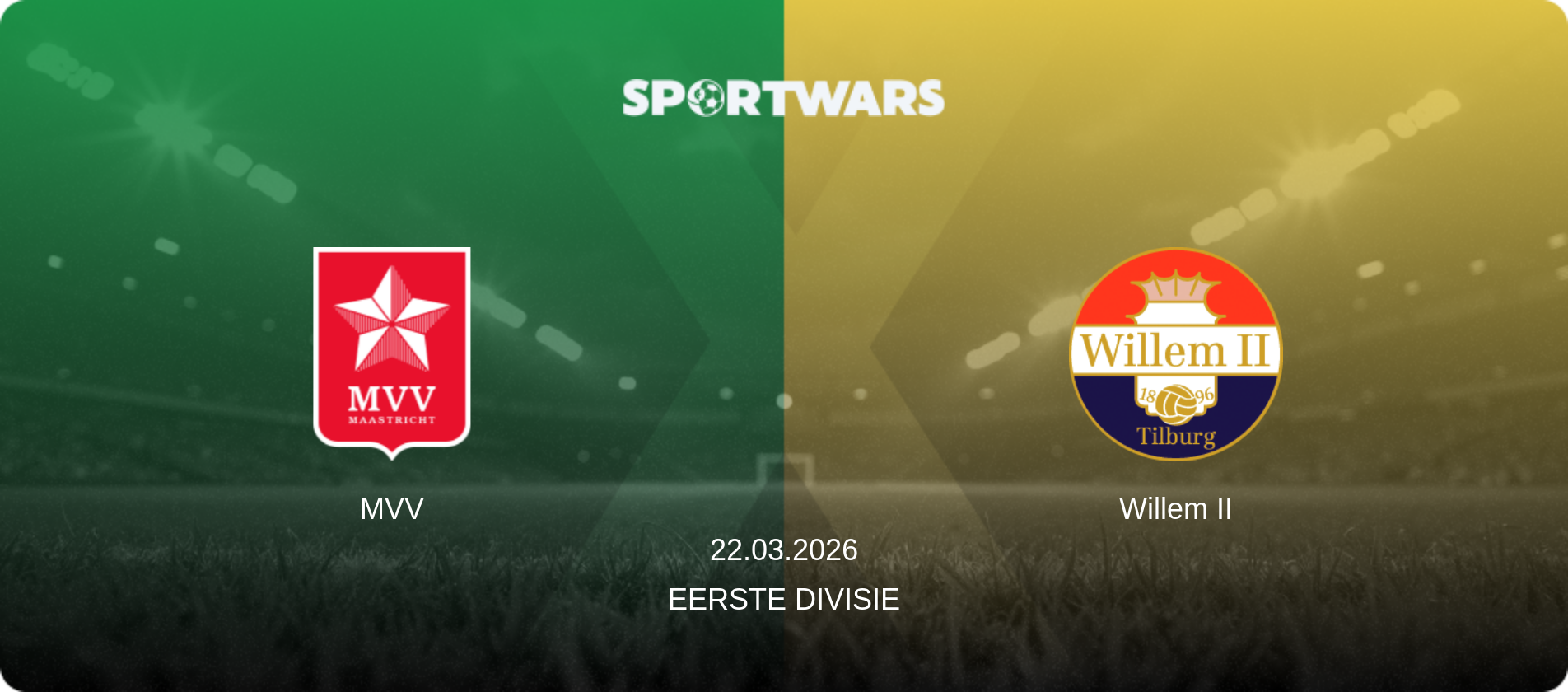 MVV — Willem II, 22.03.2026 — Eerste Divisie (match preview)