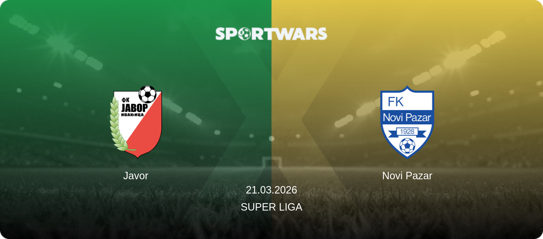 Javor — Novi Pazar, 21.03.2026 — Super Liga (match preview)