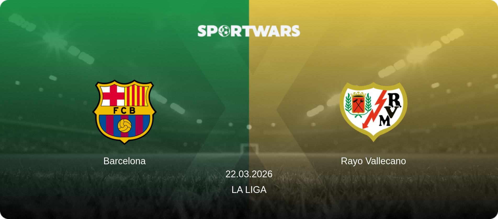 Barcelona — Rayo Vallecano, 22.03.2026 — La Liga (match preview)