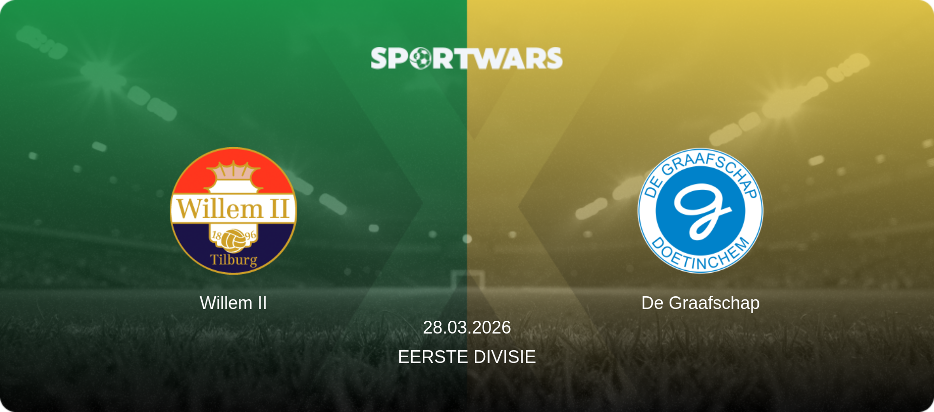 Willem II — De Graafschap, 28.03.2026 — Eerste Divisie (match preview)