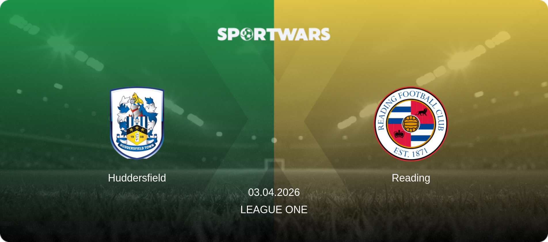 Huddersfield — Reading, 03.04.2026 — League One (match preview)