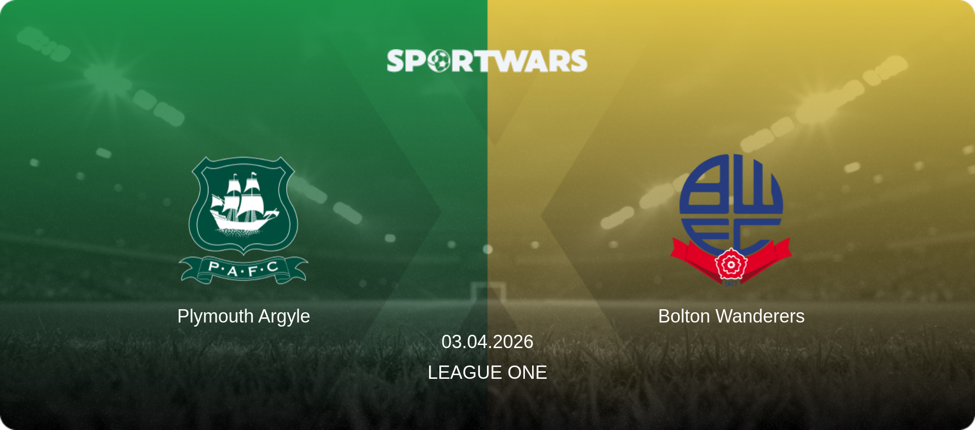Plymouth Argyle — Bolton Wanderers, 03.04.2026 — League One (match preview)