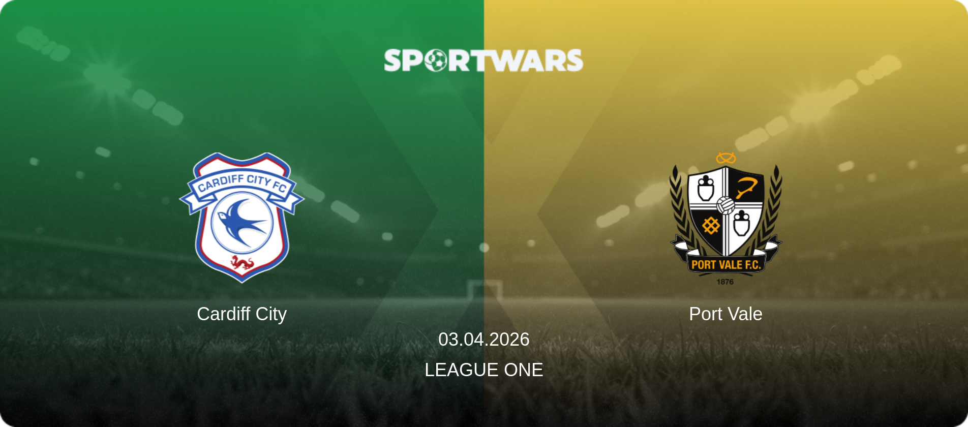 Cardiff City — Port Vale, 03.04.2026 — League One (match preview)