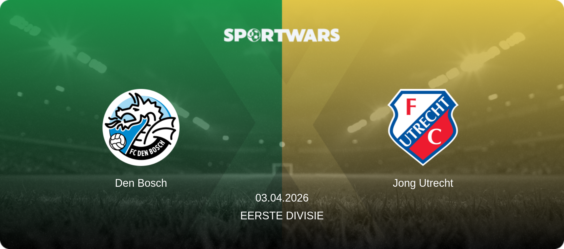 Den Bosch — Jong Utrecht, 03.04.2026 — Eerste Divisie (match preview)