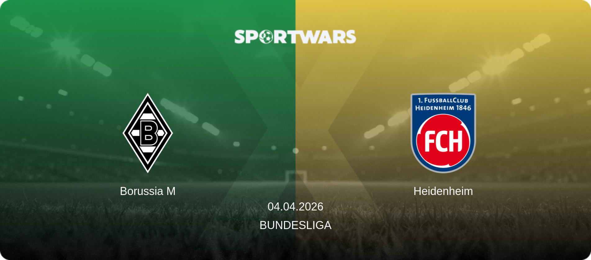 Borussia M — Heidenheim, 04.04.2026 — Bundesliga (match preview)