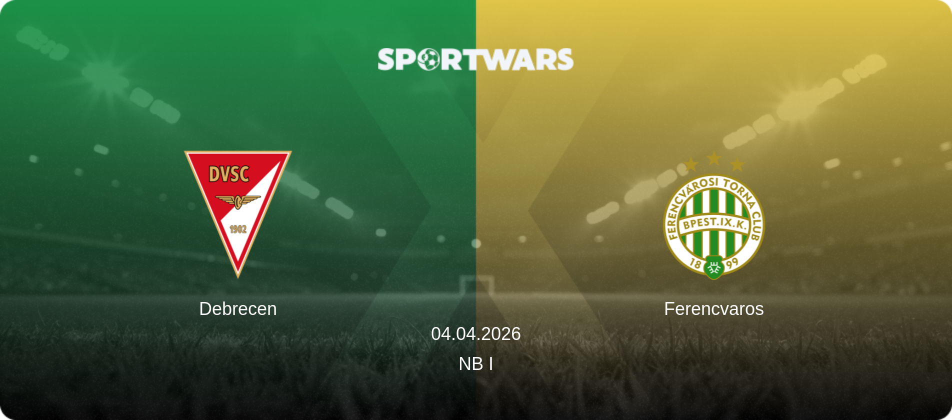 Debrecen — Ferencvaros, 04.04.2026 — NB I (match preview)