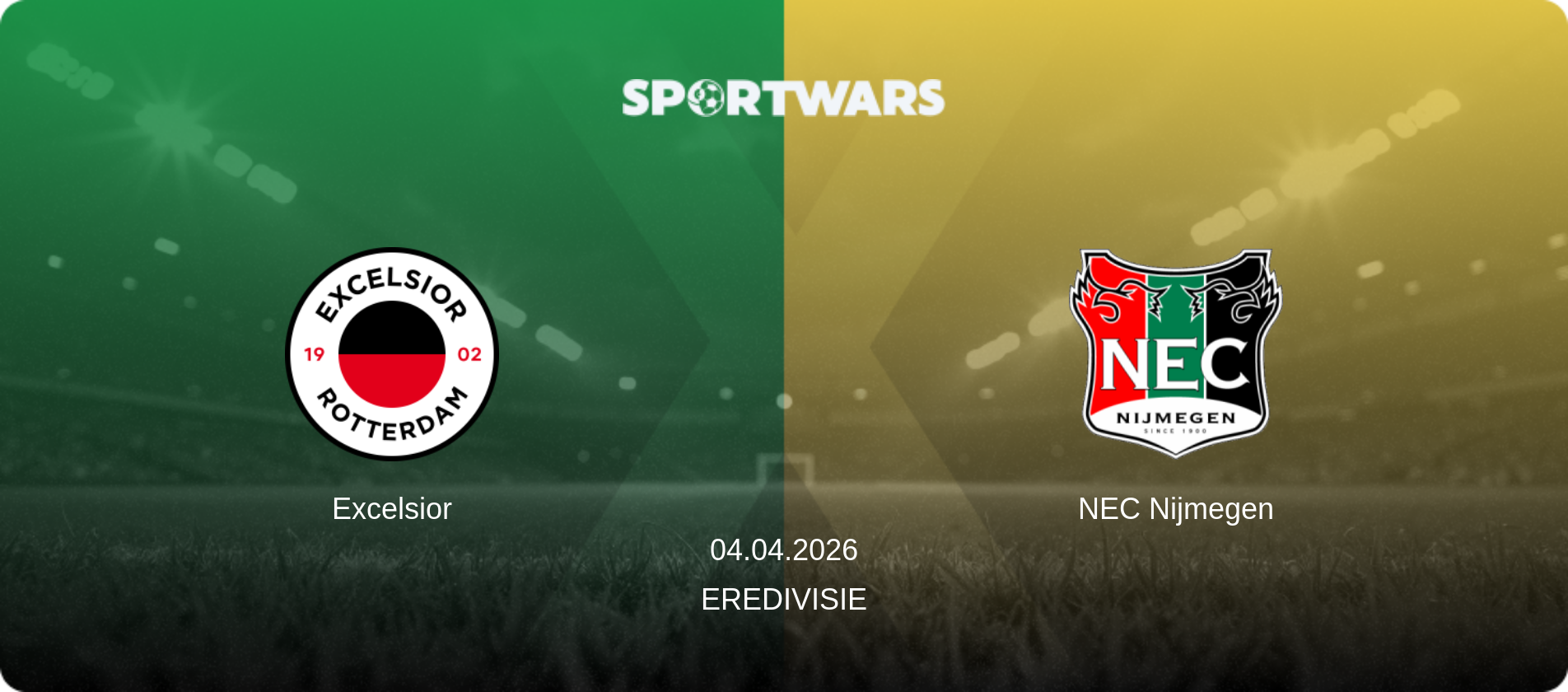 Excelsior — NEC Nijmegen, 04.04.2026 — Eredivisie (match preview)