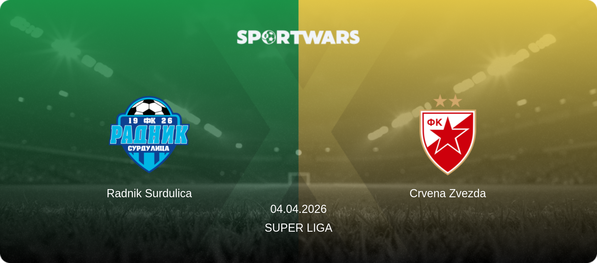 Radnik Surdulica — Crvena Zvezda, 04.04.2026 — Super Liga (match preview)