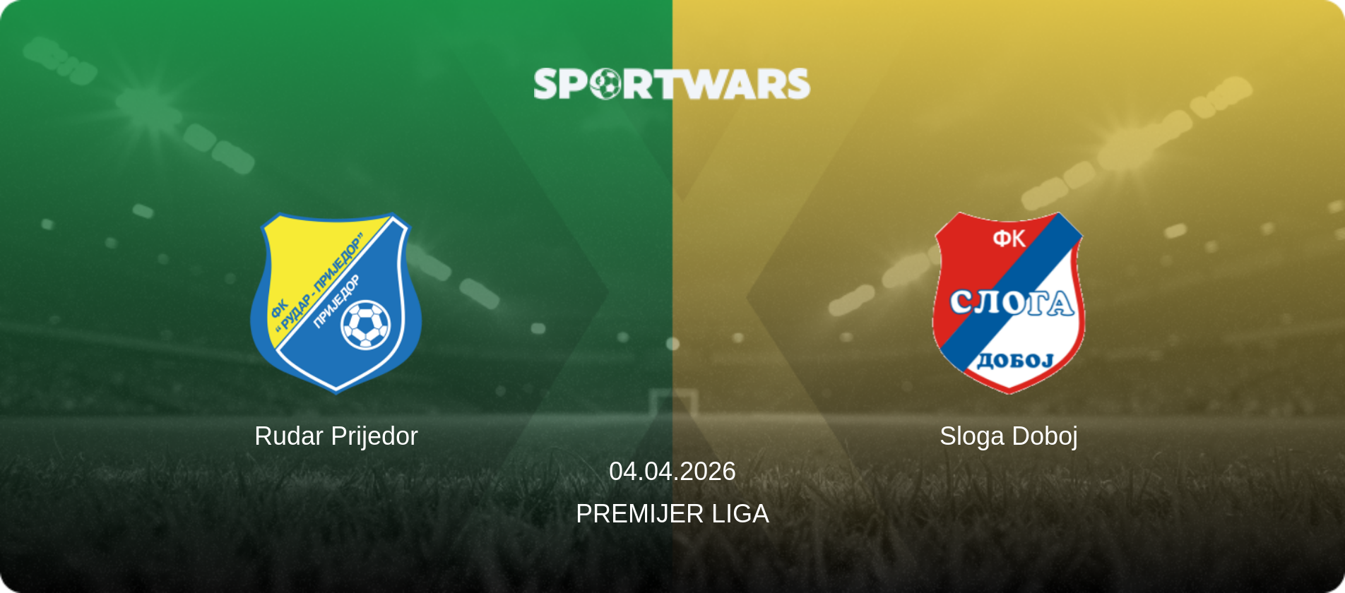 Rudar Prijedor — Sloga Doboj, 04.04.2026 — Premijer Liga (match preview)