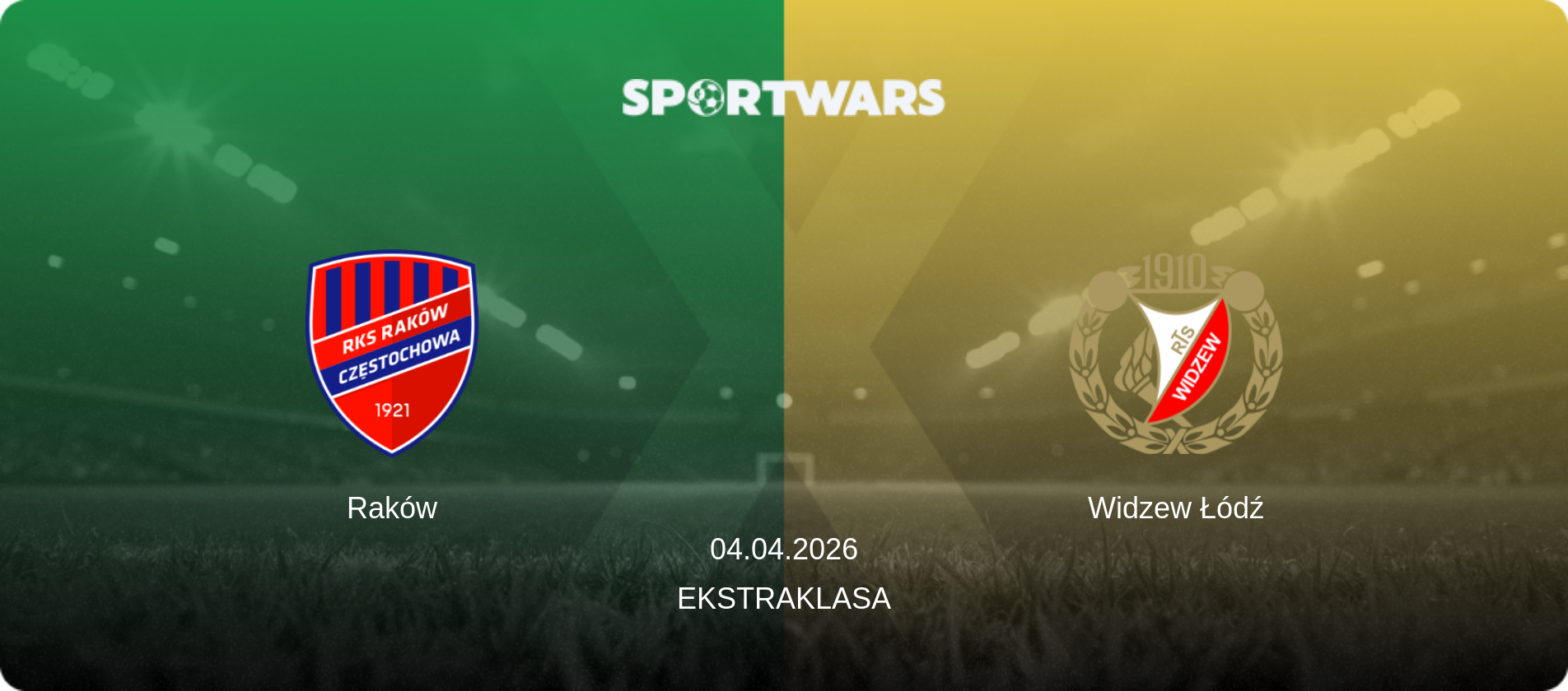 Raków — Widzew Łódź, 04.04.2026 — Ekstraklasa (match preview)
