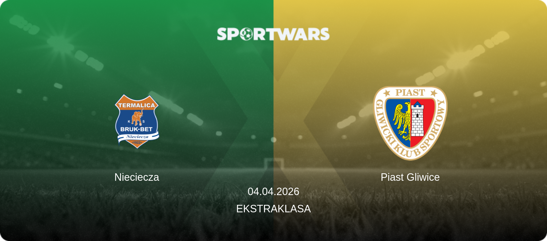 Nieciecza — Piast Gliwice, 04.04.2026 — Ekstraklasa (match preview)
