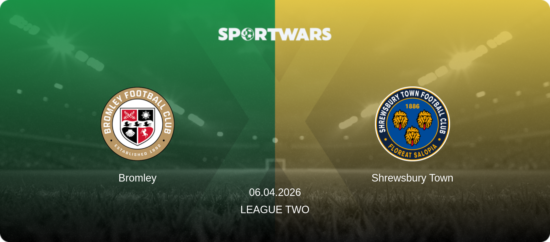 Bromley — Shrewsbury Town, 06.04.2026 — League Two (match preview)