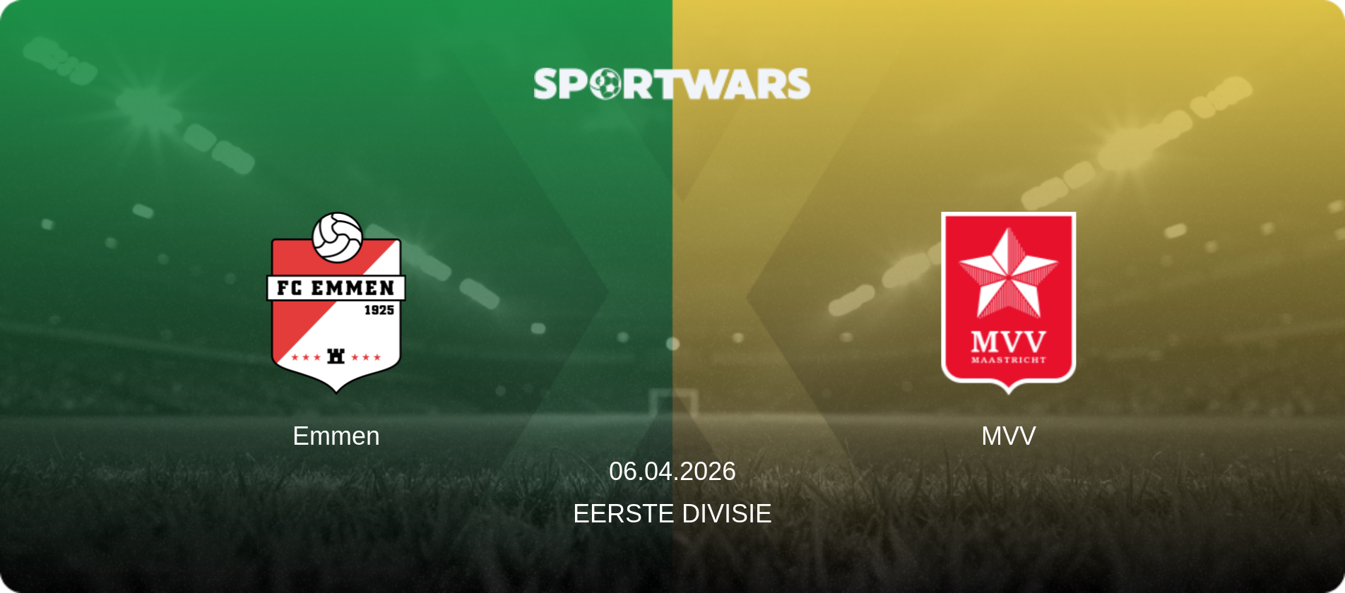 Emmen — MVV, 06.04.2026 — Eerste Divisie (match preview)