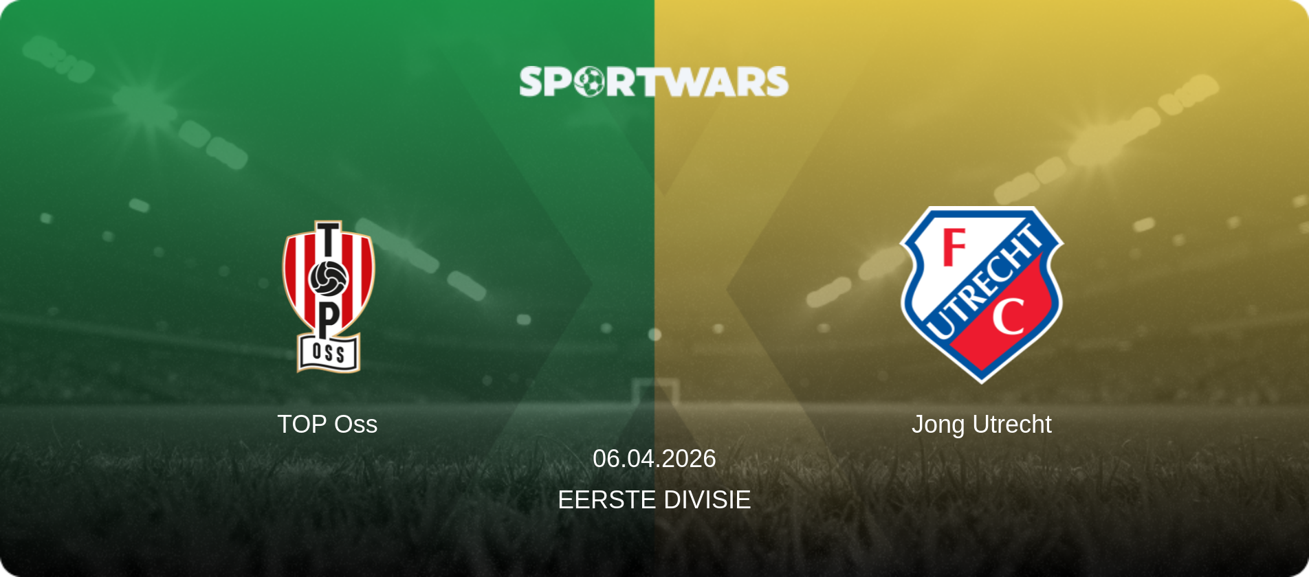 TOP Oss — Jong Utrecht, 06.04.2026 — Eerste Divisie (match preview)