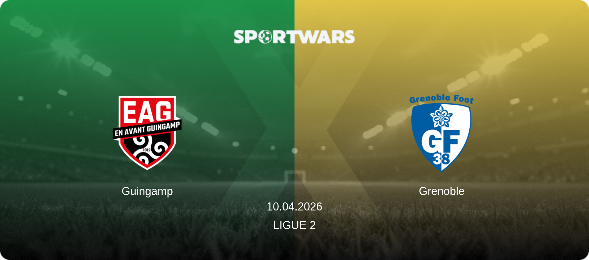 Guingamp — Grenoble, 10.04.2026 — Ligue 2 (match preview)