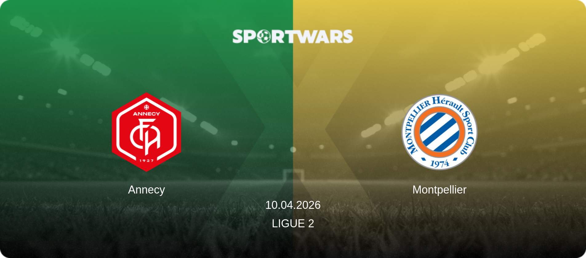 Annecy — Montpellier, 10.04.2026 — Ligue 2 (match preview)