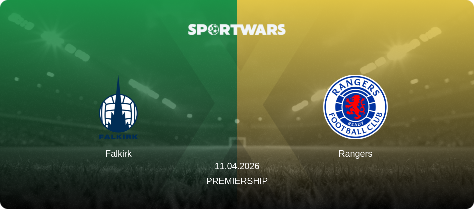 Falkirk — Rangers, 11.04.2026 — Premiership (match preview)