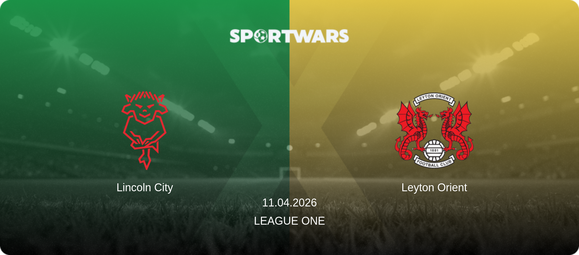 Lincoln City — Leyton Orient, 11.04.2026 — League One (match preview)