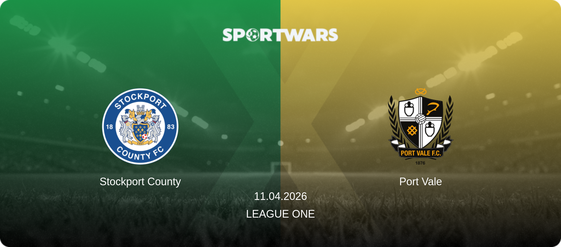 Stockport County — Port Vale, 11.04.2026 — League One (match preview)