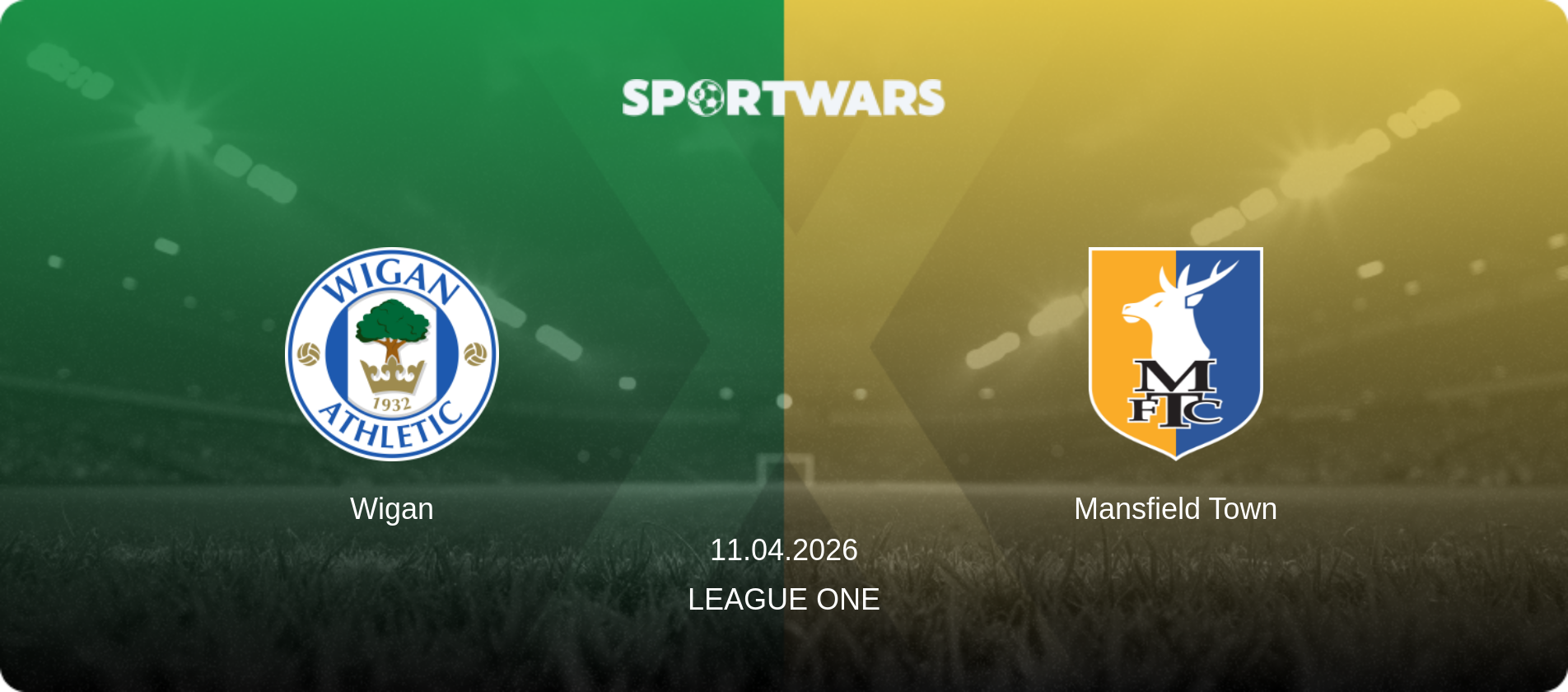 Wigan — Mansfield Town, 11.04.2026 — League One (match preview)