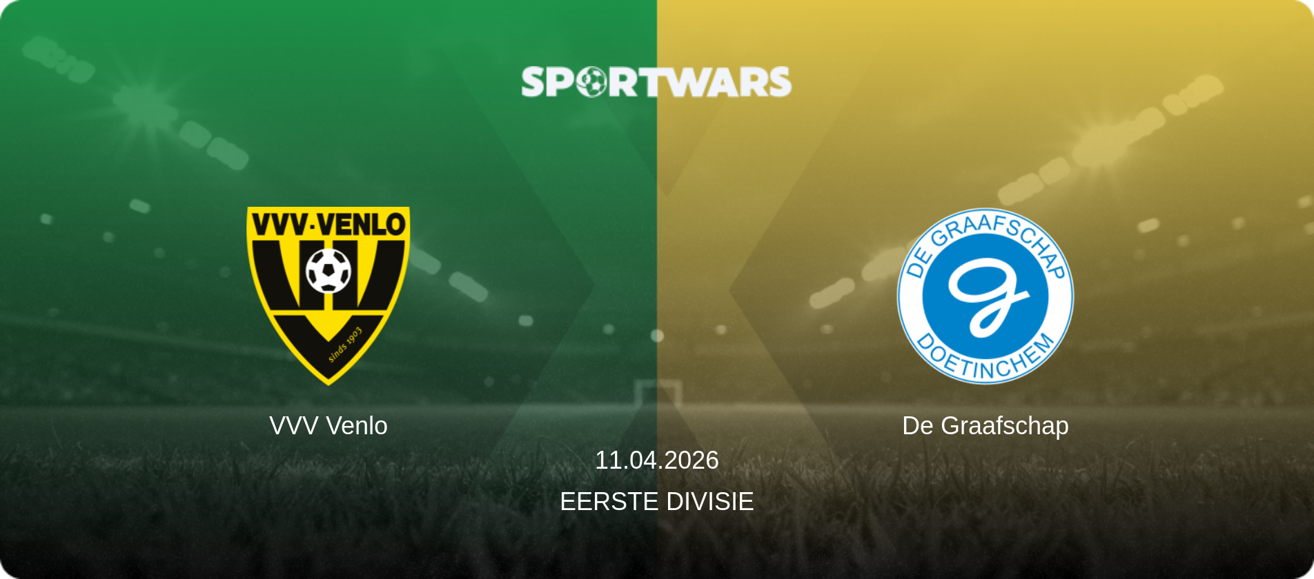 VVV Venlo — De Graafschap, 11.04.2026 — Eerste Divisie (match preview)