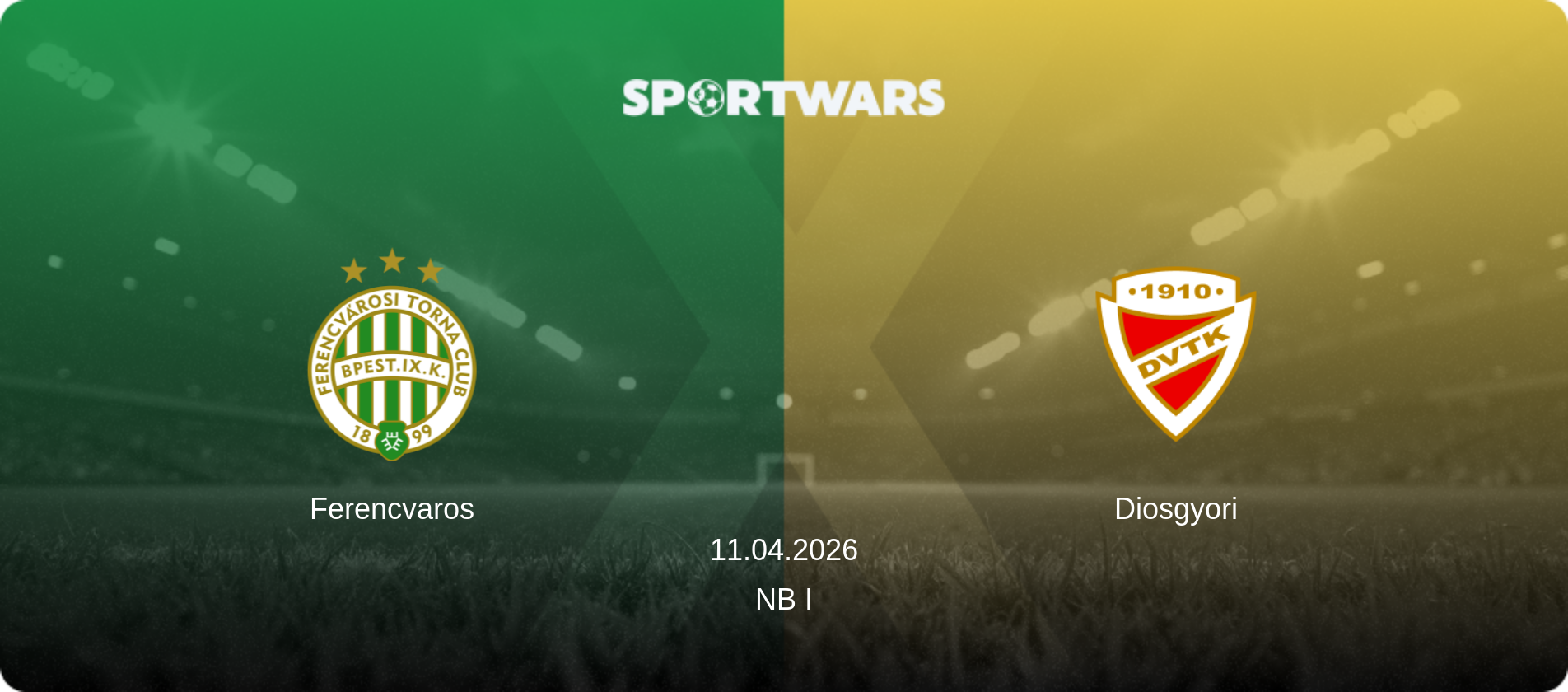 Ferencvaros — Diosgyori, 11.04.2026 — NB I (match preview)