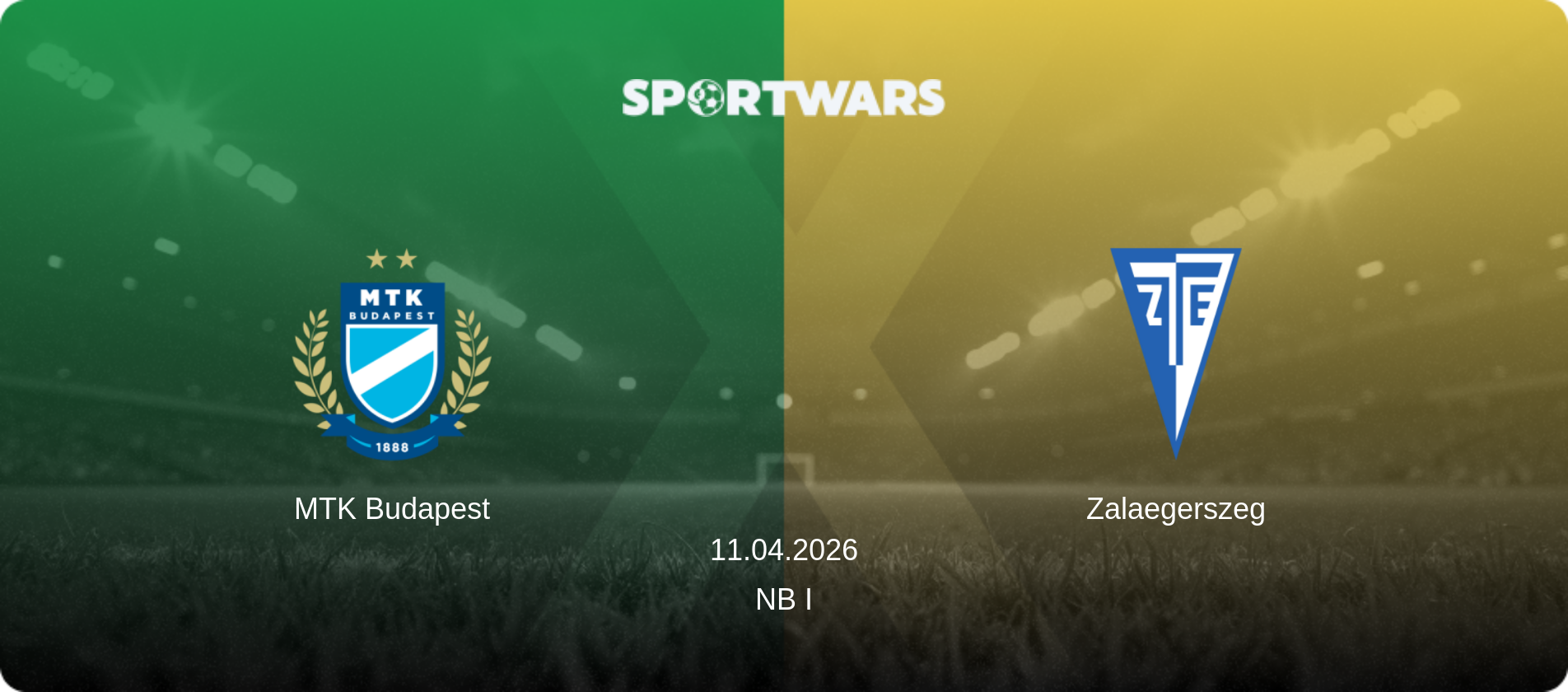 MTK Budapest — Zalaegerszeg, 11.04.2026 — NB I (match preview)